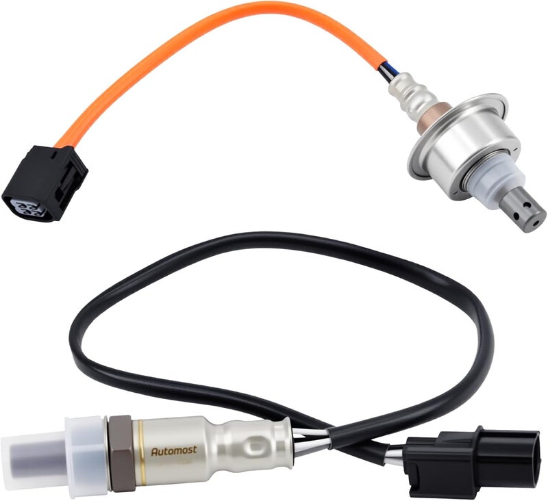 Automost Upstream and Downstream O2 Sensor Compatible with Honda Civic L4 1.8L 2007 2008 2009 2010 2011 Replace#234-9124,234-4350 - Image 1